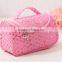 Lace PVC Cosmetic Bag Fashion Sweety Cosmetic Makeup Bag Portable Toiletry Bag For Travel                        
                                                Quality Choice