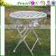 Cheap Price Antique Design Metal Vintage Outdoor Table For Garden Hops 3pc Round Table