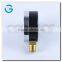 High quality 2.5 inch black steel case brass internal acetylene oxygen pressure manometer with bottom connection