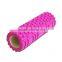 Medicine foam roller 12"4" with grid for deep tissue massage and muscle therapy eva yoga roller fitness equipment