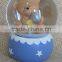 Hot sale eco-friendly baby first year birthday souvenir snow globes for sale