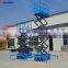 Hydraulic manual mobile scissor lift platform for sale