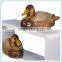 Handmade Resin Duck Figurine for Home Decoration