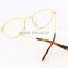 GB103 Simple vintage style round golden metal frame reading glasses
