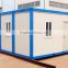 steel structure modified refugee container housing unit temporary camp for europe refugee