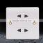 Factory Price Wall Mounted Bakelite Material Double 2 Pin Socket Supplier