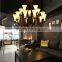 Vintage Modern Decorative Chandelier Hanging Glass Pendant Hotel Light