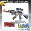 Boy gift miniatry toys gun with laser plastic infrared gun toys with music