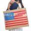 reusable jute shopping bag