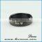 New stainless steel wholesale fashion men black ring