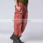 Oversize baggy trousers with side pocket gothic leather pants man