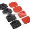 No MOQ Professional 2Pcs Flat For Gopros Mount Adhesive + 2Pcs Curved Adhesive Mount Kit sjcam accessories with low price