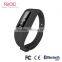 Fitness Tracker Pedometer Smart Bracelet Waterproof Fit Band chargeable with black silicon wristband sport tracker