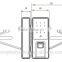 Hot Sale Automatic Fingerprint Glass Door Lock System