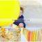 NEW complete party decoration kit -you are my sunshine party - 2 giant 36" balloons with tassels + 10 pom poms + tassel garland