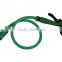 15M / 50FT portable pvc garden hose / roll flat water hose with spray nozzle
