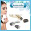 2016 new acne scar removal microneedling dermaroller changeable heads derma roller 600 pins with golden/ sliver