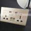 13a switch socket outlet universal extension electrical usb wall socket