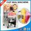 professional exported tea cup sealing machine with high quality and different type
