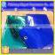 Tear resistant tarpaulin plastic sheet for temporary shelter, flame retardant