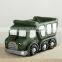 Hot sale indoor decor vintage car shape cement flower pot