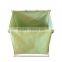 Household Rolling Triple Sorter Laundry Hamper with Black Polyester Bags, Satin Silver Frame