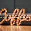 illuminated metal letters for wedding