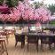 High simulation artificial super market/shopping mall/yard led lighting tall led cherry tree