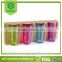 12.5oz bar drinking glass colorful water cup gift set high quality octagon cup
