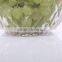 Set 5 Engraving Large Clear Decorative Glass Salad Bowls