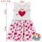 New Style Children Girls Short Sleeve Frock Design White Dress Party Vintage Clothes Dress