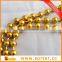 cheap high quality gold metallic ball chain necklace