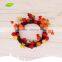 GNW CHWR-1605036 Customized Promotional maple leaf Christmas Rattan Wreath