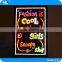 High-end striking color change LED glowing message display board / outdoor LED magic writing board