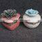 high quality flower design ceramic jewelry box