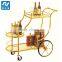 Transport Beverage hotel trolley hotel serving cart/hotel liquor trolley