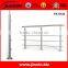 Stainless Steel Handrail Square Balustrade For 10*20mm Tube