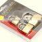 China Professonal provide best price 3pcs Brass padlock set double blister pack
