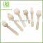 140mm Colorful Disposable Eco-friendly Wooden Spoon For Party