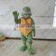 Red/blue/yellow/grey/patch the tortoise mascot cartoon costume