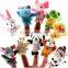 8 cm small cute plush custom toys factory soft baby animal finger puppets