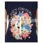 Ladies Summer Short Sleeve Embroidered Velvet Track Suit
