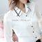 custom made cotton shirt for office lady 2016