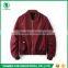 New Style Custom Logo Multicolor 100% Polyester Ladies Sublimated Bomber Jacket