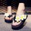 zm35643a low price ladies flat sandals wholesale summer beach slippers