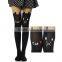 Cat Tower Tattoo Socks Sheer Pantyhose Girls Sexy Foot Stockings18842