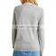 preepy look soft wool-blend rib-knit cuffs raglan sleeve sweater knitted