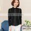 custom beautiful cheap designs for women formal fashionable chiffon long sleeve shirts