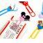 PVC paper clip planner mickey shape paper clip planner accessories