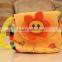 Creative and soft plush school bag for children